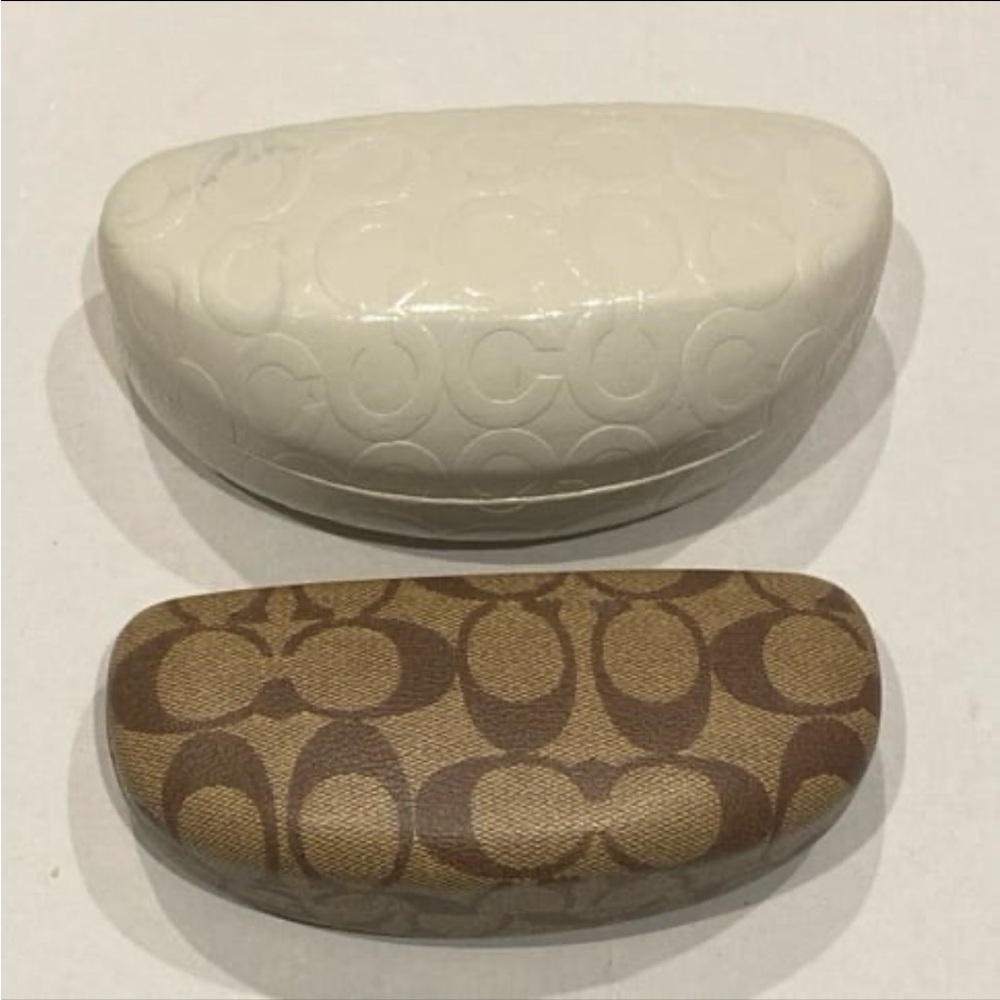 2 x Coach Hard Shell Sunglasses Cases